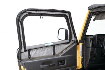 Fabric Door Skins - Jeep '97-06 Wrangler TJ (Black Diamond)