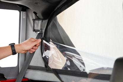 Halftop Soft Top - Jeep '18-2023 Wrangler JL 4-Door (Premium Black Twill)