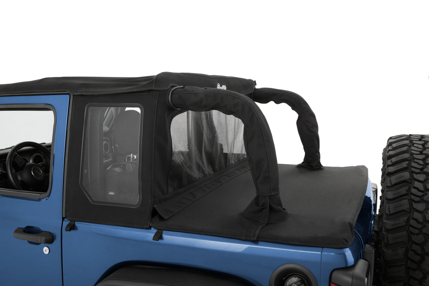 Halftop Soft Top - Jeep '18-2023 Wrangler JL 2-Door (Premium Black Twill)