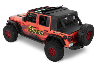 Halftop Soft Top - Jeep '18-26 Wrangler JL 4-Door (Premium Black Twill)