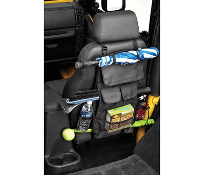 RoughRider Seat Back Organizer - Jeep '87-95 Wrangler YJ / '97-06 TJ / '07-18 JK / '18-22 JL