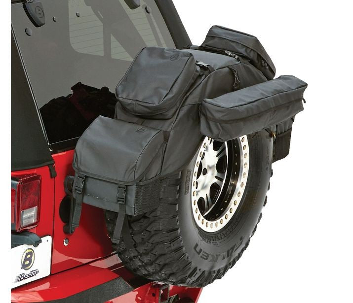 RoughRider Spare Tire Organizer - Jeep '87-95 Wrangler YJ / '97-06 TJ / '07-18 JK / '18-22 JL (Fits 34" To 37" Diameter Tire)