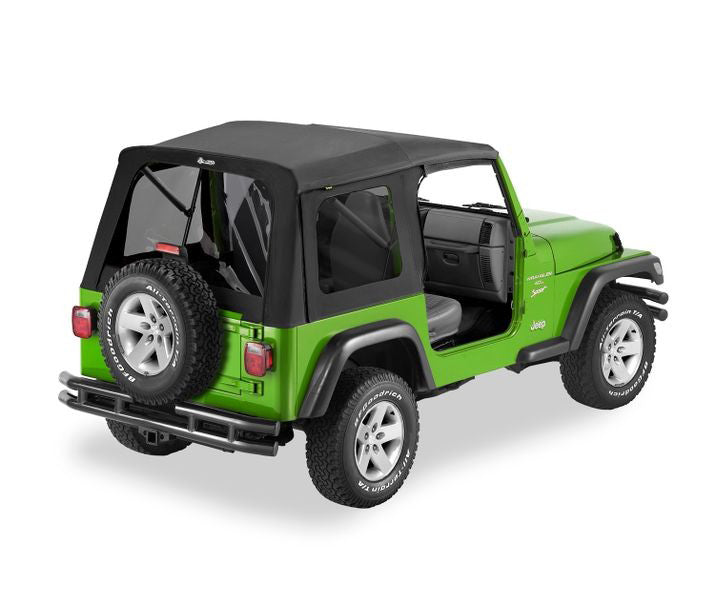 Supertop Classic - Jeep '97-06 Wrangler TJ Exc. Unlimited (Black Denim; Tinted Windows)