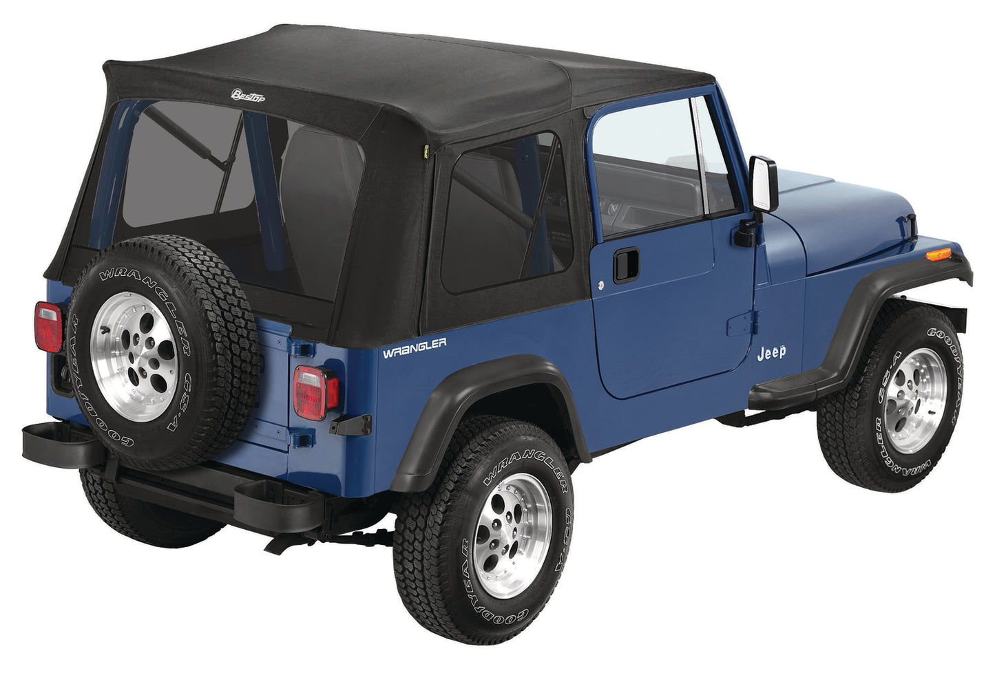 Supertop Classic - Jeep '97-06 Wrangler TJ Exc. Unlimited (Black Diamond; Tinted Windows)