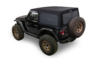 Supertop(R) Glide - Jeep 2018-26 Wrangler JL; 2-Door (Squareback  Premium Black Twill)