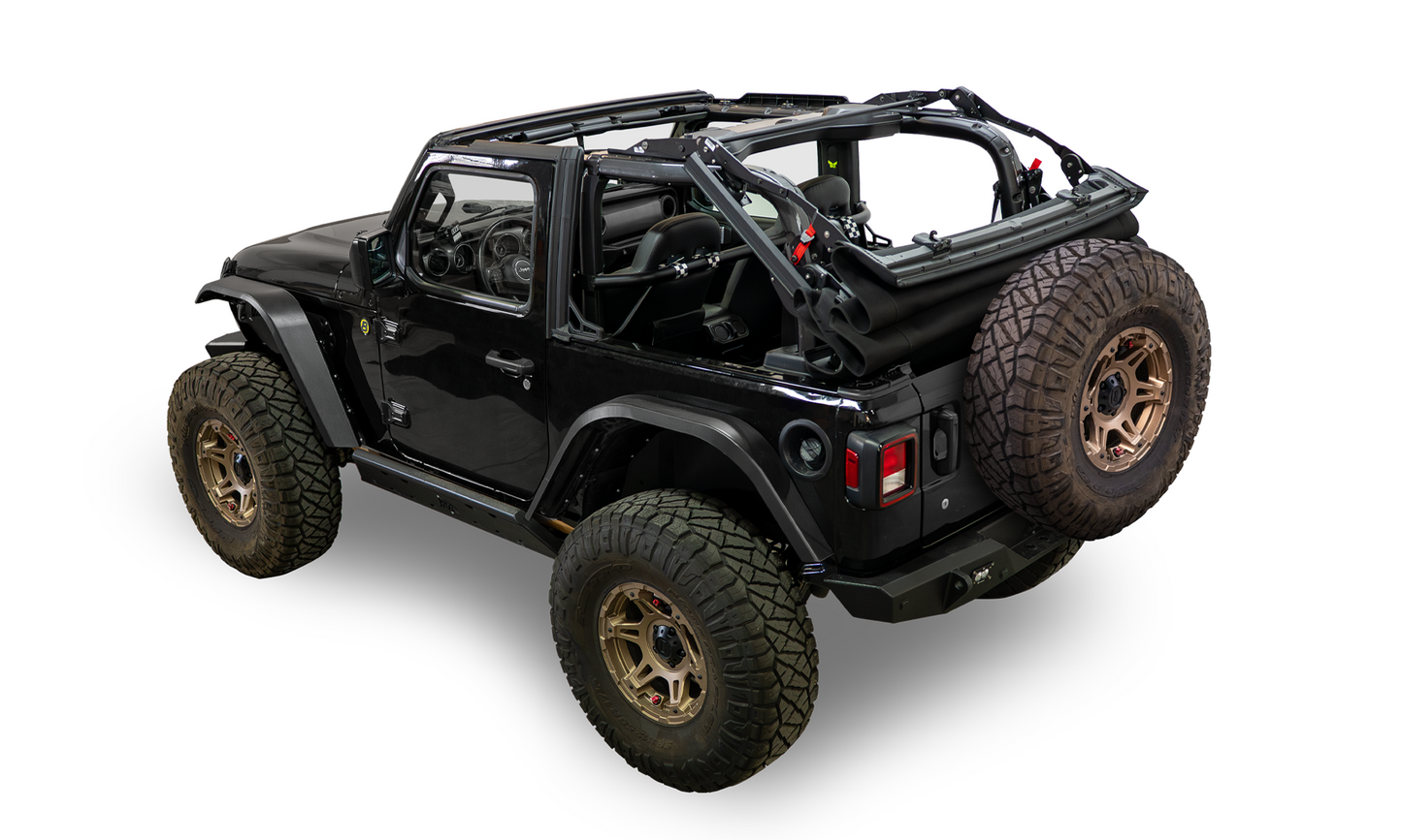 Supertop(R) Glide - Jeep 2018-26 Wrangler JL; 2-Door (Squareback  Black Diamond)