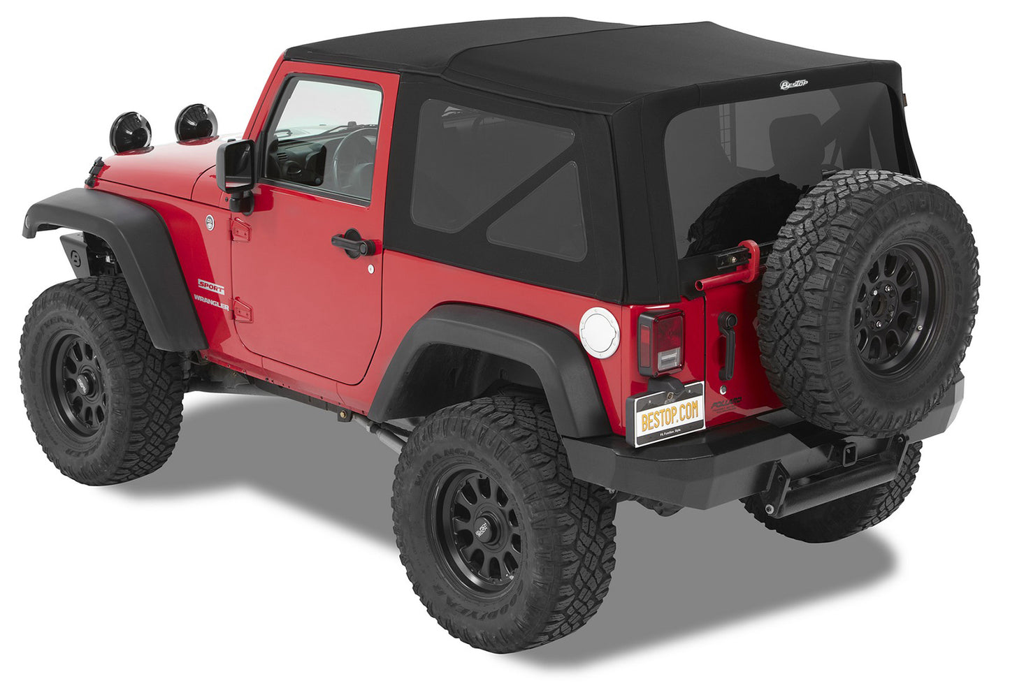 Supertop - Jeep '07-18 Wrangler JK 2-Door (Premium Black Twill)
