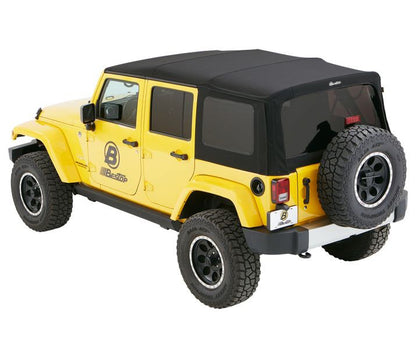 Supertop - Jeep '07-18 Wrangler JK 4-Door (Premium Black Twill)