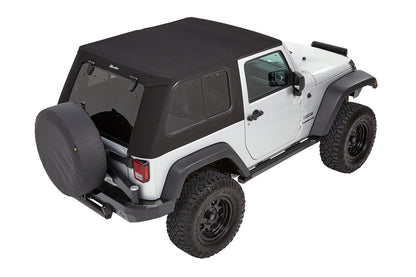 Trektop Pro - Jeep '07-18 Wrangler JK 2-Door (Premium Black Twill)