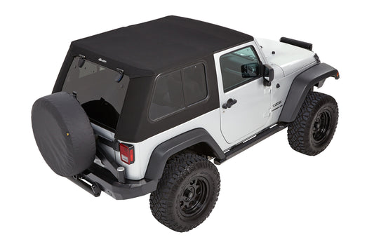 Trektop Pro - Jeep '07-18 Wrangler JK 2-Door (Premium Black Twill)