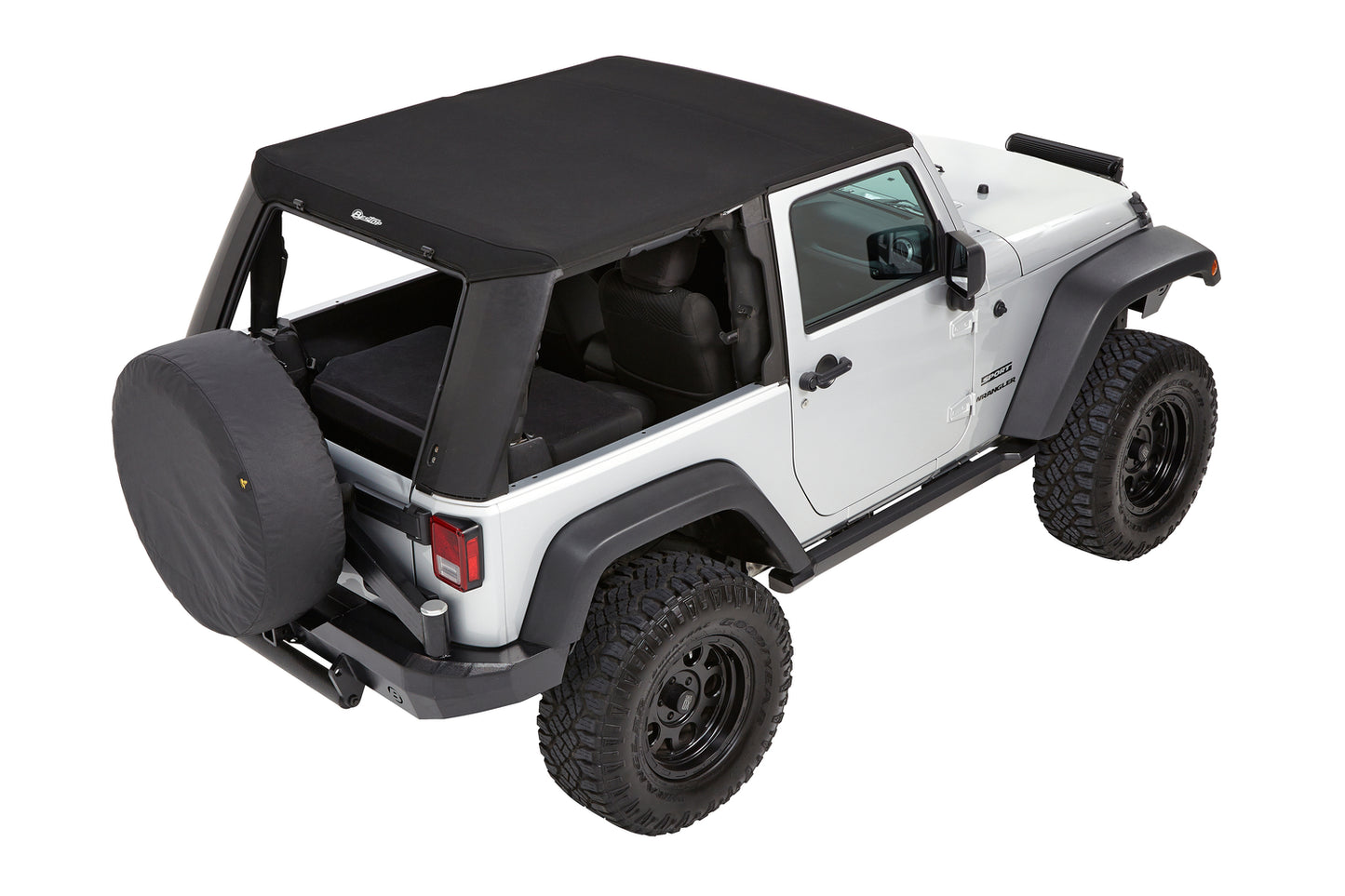Trektop Pro - Jeep '07-18 Wrangler JK 2-Door (Premium Black Twill)