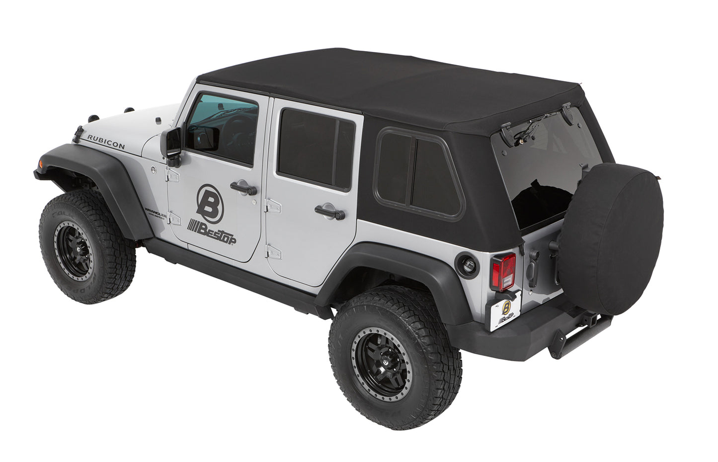 Trektop Pro - Jeep '07-18 Wrangler JK 4-Door (Premium Black Twill)