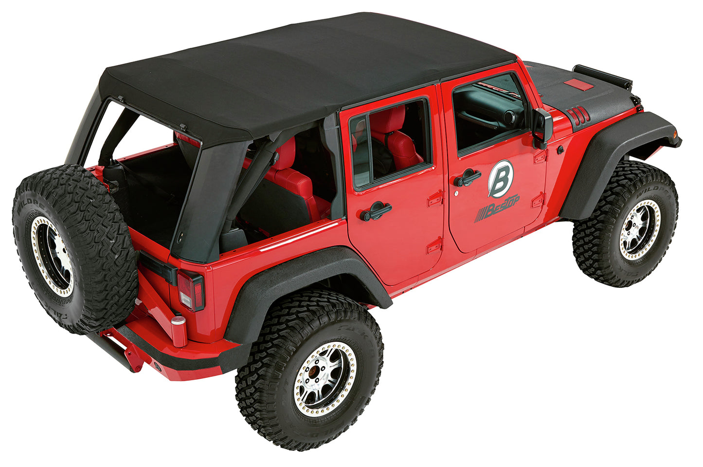 Trektop Pro - Jeep '07-18 Wrangler JK 4-Door (Premium Black Twill)