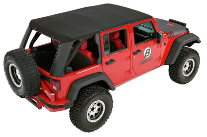 Trektop Pro - Jeep '07-18 Wrangler JK 4-Door (Premium Black Twill)