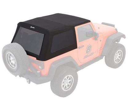 Trektop Glide - Jeep '07-18 Wrangler JK 2-Door (Black Diamond)