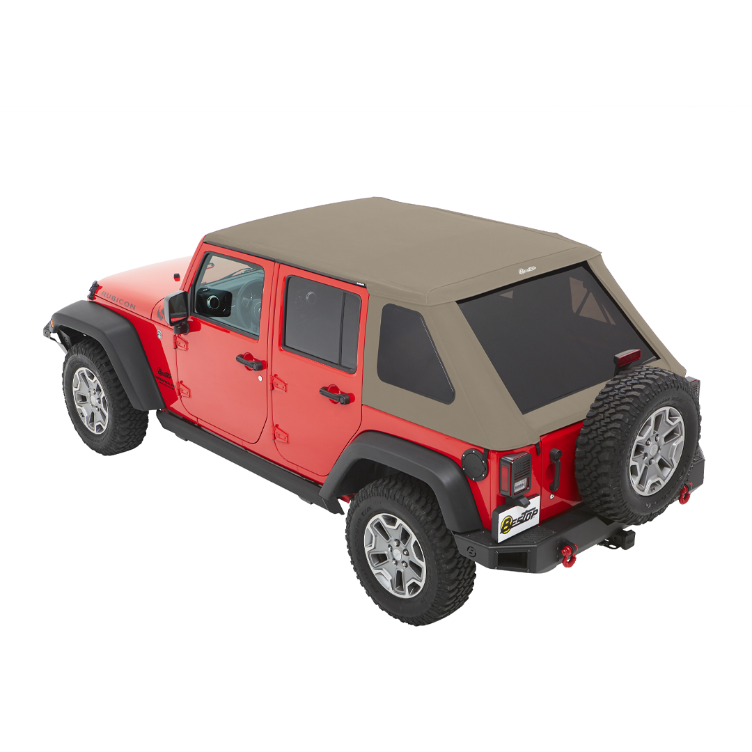 Trektop Glide - Jeep '07-18 Wrangler JK 4-Door (Pebble Beige)