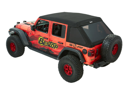 Trektop Ultra - Jeep '18-26 Wrangler JL 4-Door (Premium Black Twill)