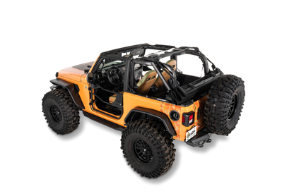 Trektop Glide 2-Door For JL - Jeep 2018-26 Wrangler JL (Black Diamond)