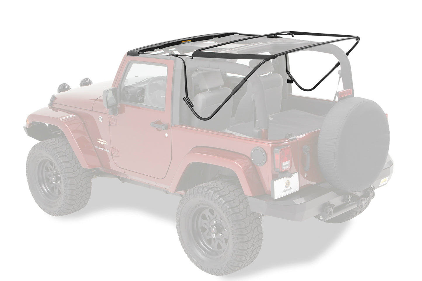 Bow & Frame Hardware Kit - Jeep '07-18 Wrangler JK 2-Door (Factory Style Replacement)