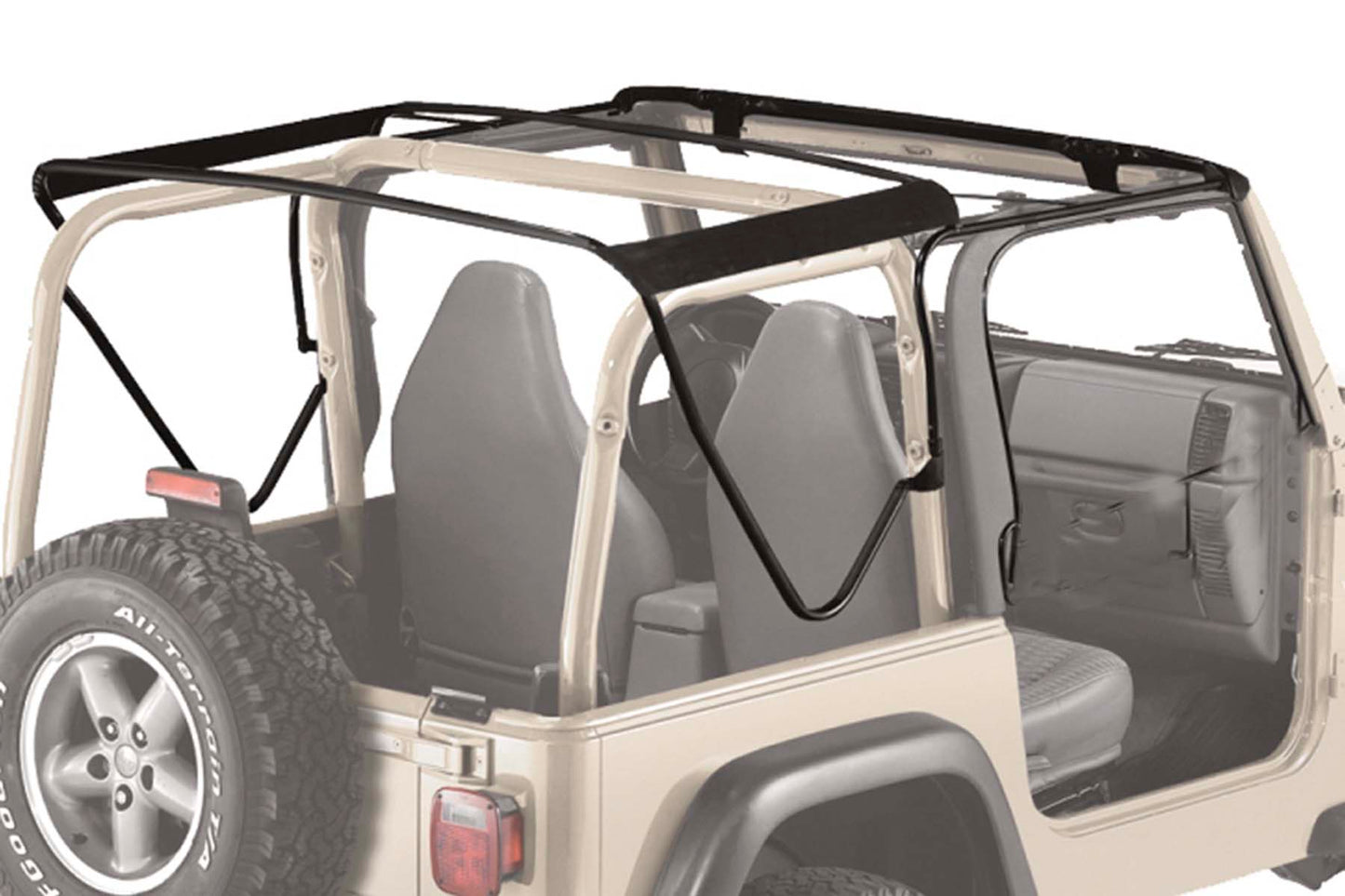 Bow & Frame Hardware Kit - Jeep '97-06 Wrangler TJ Exc. Unlimited (Factory Style Replacement)