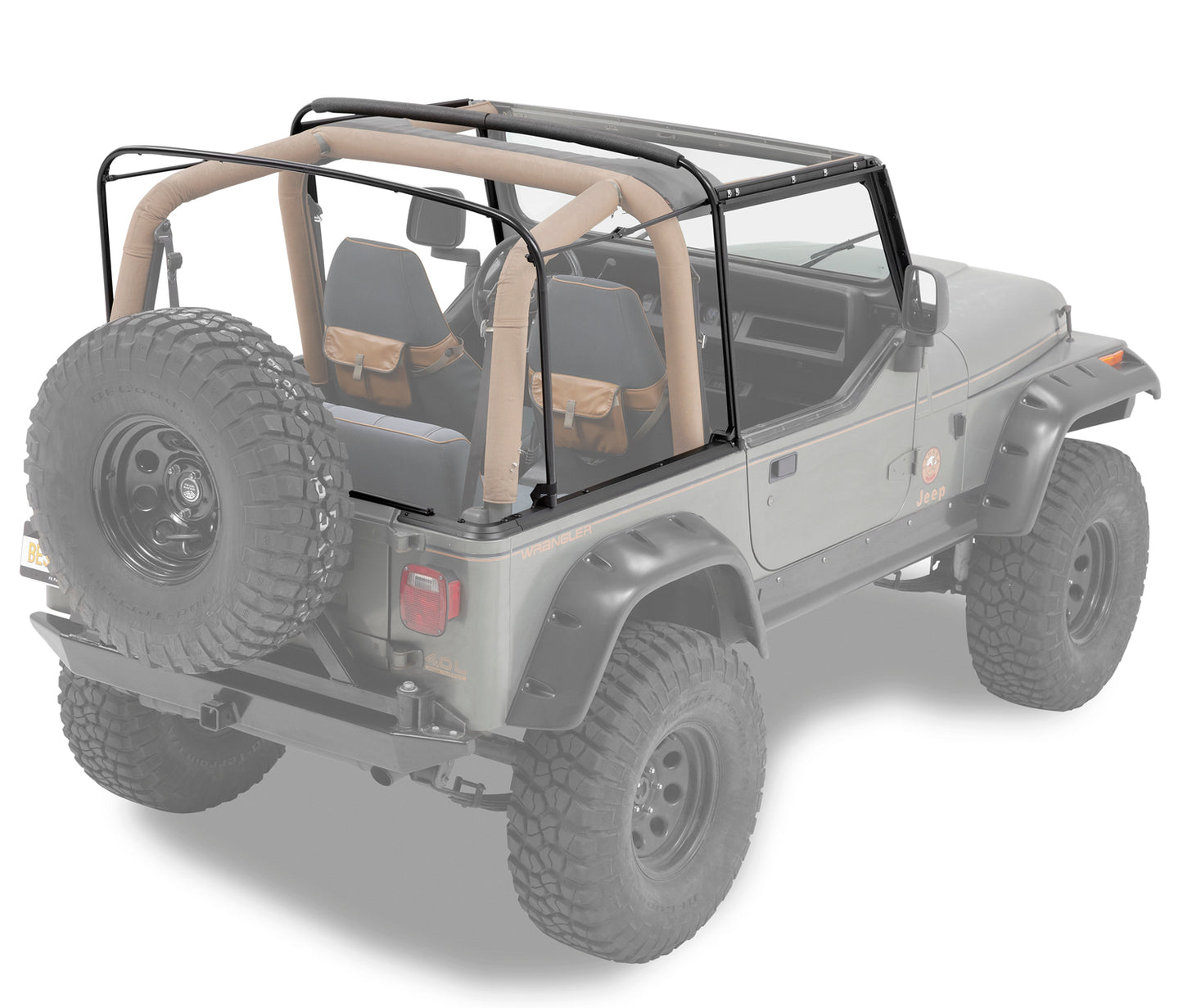 Bow & Frame Hardware Kit - Jeep '88-95 Wrangler YJ (Factory Style Replacement)