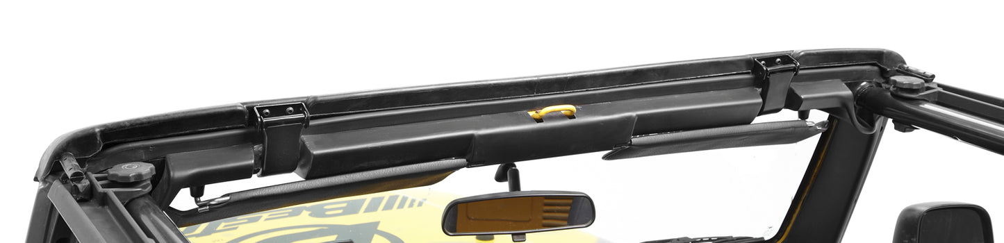 Windshield Header Assembly - Jeep '97-06 Wrangler TJ (Factory Style Replacement)