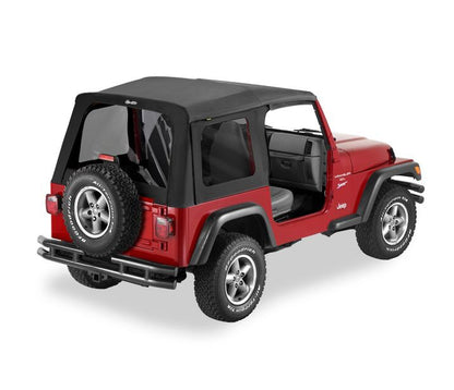 Supertop Classic Skin - Jeep '97-06 Wrangler TJ Exc. Unlimited (Black Diamond; Tinted Windows)