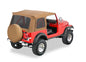 Supertop Classic Skin - Jeep '76-86 CJ7 / '87-95 Wrangler YJ (Spice; Tinted Windows)