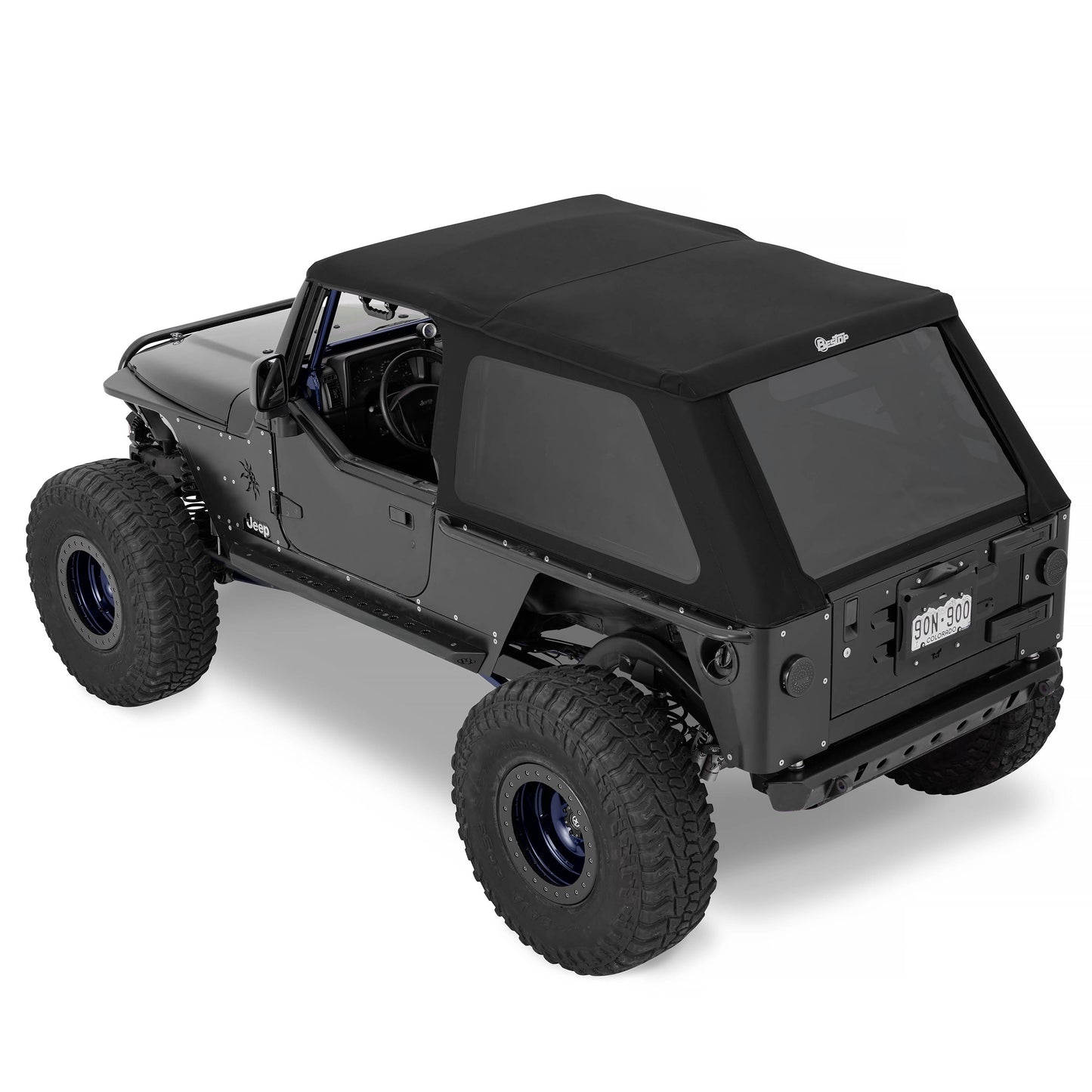 Trektop - Jeep '04-06 Wrangler TJ Unlimited (Premium Black Twill)