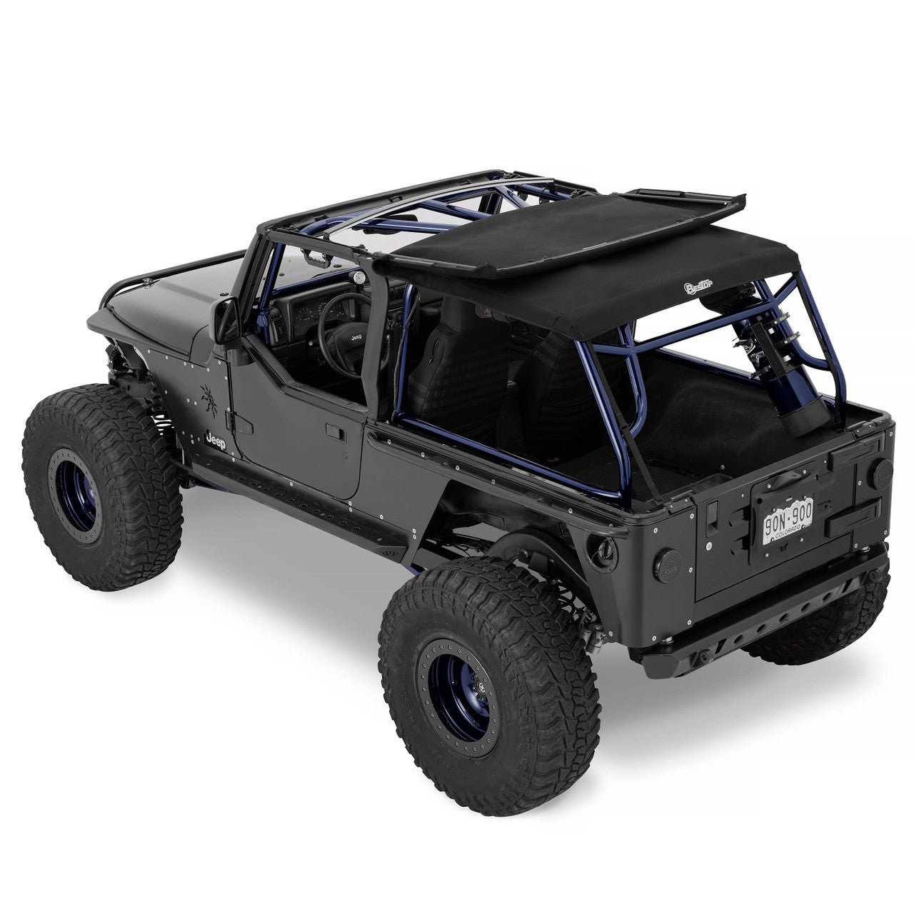 Trektop - Jeep '04-06 Wrangler TJ Unlimited (Premium Black Twill)