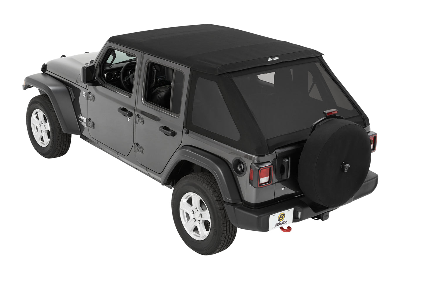 Trektop - Jeep '18-26 Wrangler JL 4-Door (Premium Black Twill)