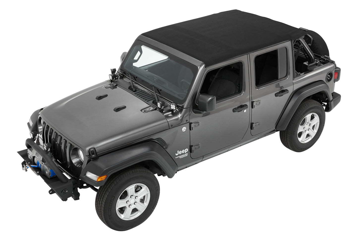 Trektop - Jeep '18-26 Wrangler JL 4-Door (Black Diamond)