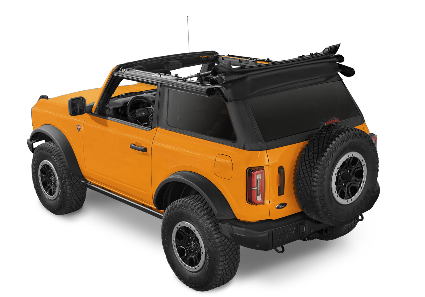 Trektop - '21-26 Bronco 2-Door (Black Diamond)