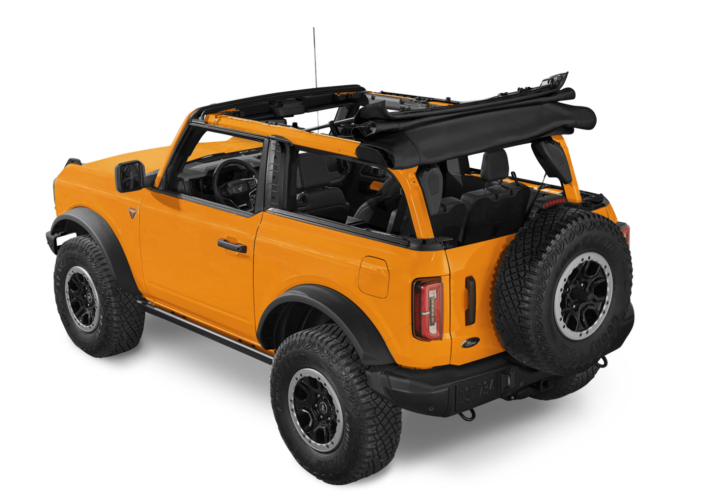 Trektop - '21-26 Bronco 2-Door (Black Diamond)