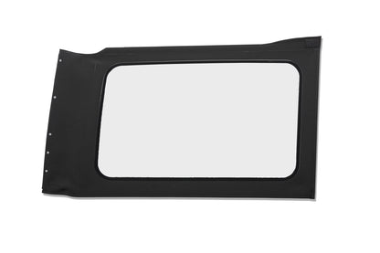 OE JL Replacement Windows - Jeep 2018-26 Wrangler JL (Quarter Right Hand; 4-Door; Black Twill; Clear)