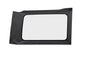 OE JL Replacement Windows - Jeep 2018-26 Wrangler JL (Quarter Right Hand; 4-Door; Black Vinyl; Clear)