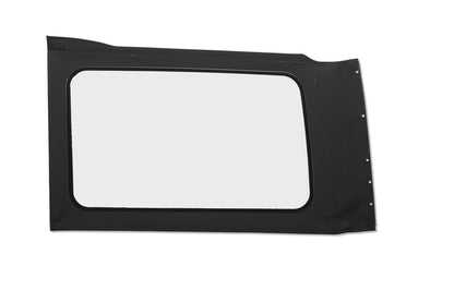 OE JL Replacement Windows - Jeep 2018-26 Wrangler JL (Quarter Left Hand; 4-Door; Black Twill; Clear)