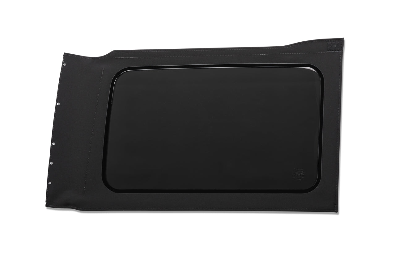 OE JL Replacement Windows - Jeep 2018-26 Wrangler JL (Quarter Right Hand; 4-Door; Black Twill; Tinted)