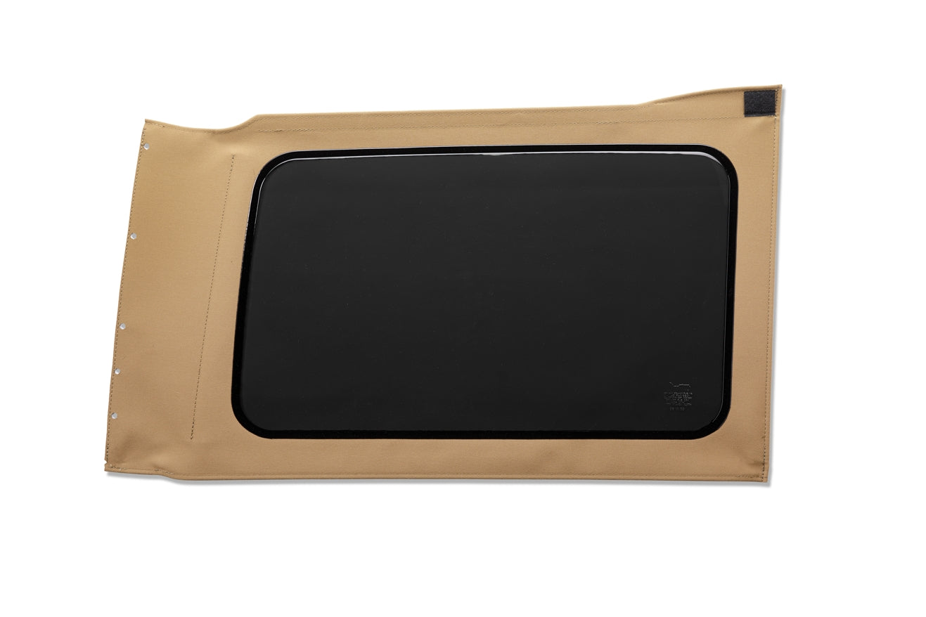 OE JL Replacement Windows - Jeep 2018-26 Wrangler JL (Quarter Right Hand; 4-Door; Tan Twill; Tinted)