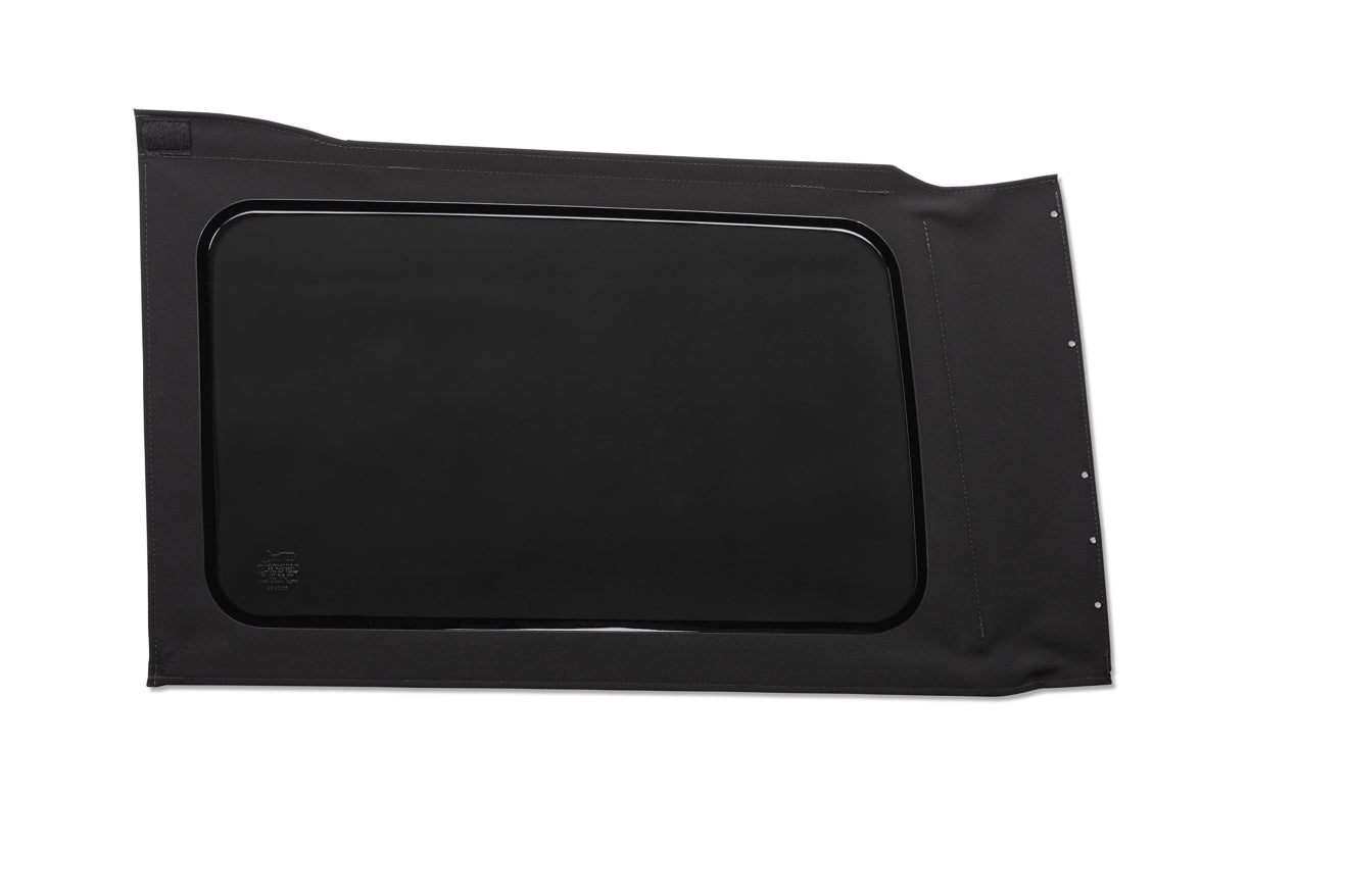 OE JL Replacement Windows - Jeep 2018-26 Wrangler JL (Quarter Left Hand; 4-Door; Black Twill; Tinted)