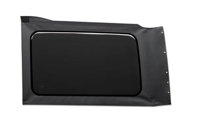 OE JL Replacement Windows - Jeep 2018-26 Wrangler JL (Quarter Left Hand; 4-Door; Black Vinyl; Tinted)