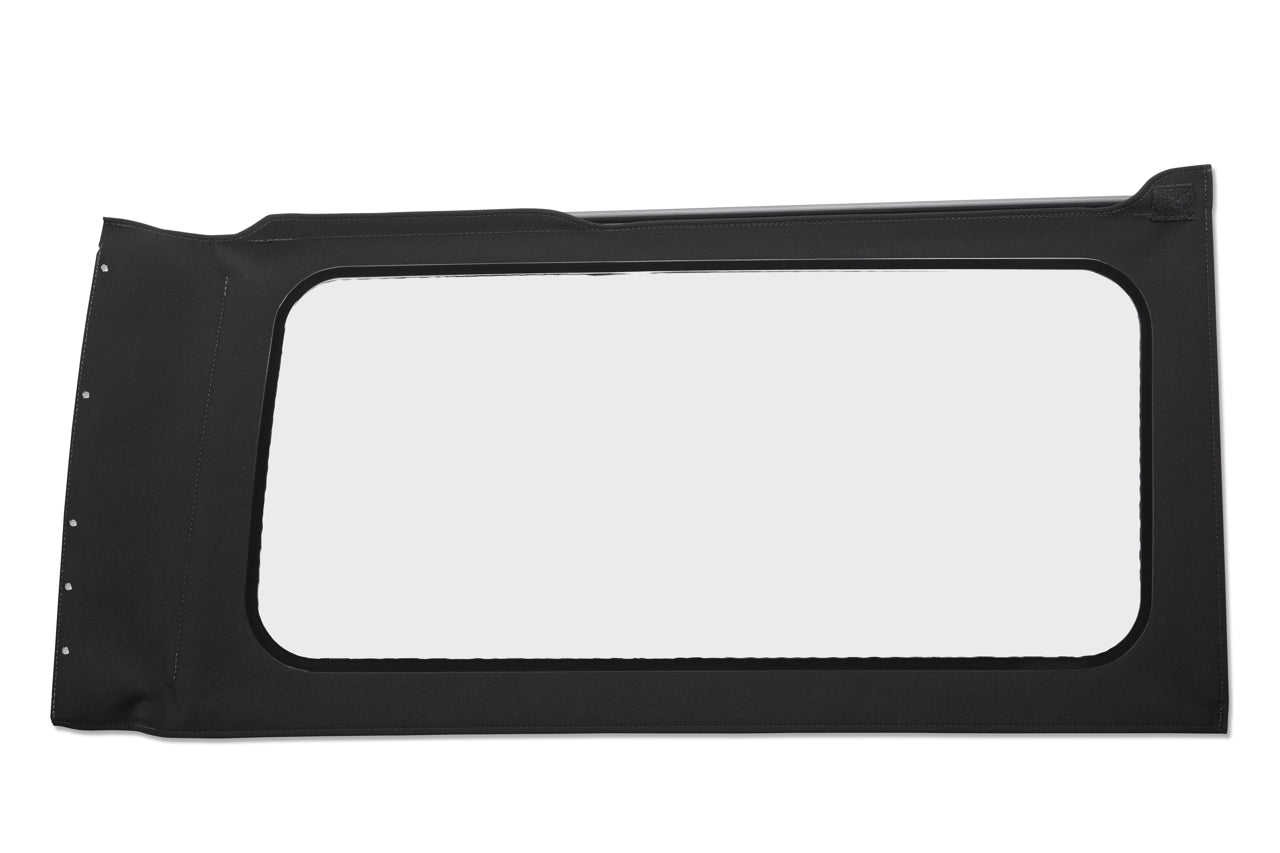 OE JL Replacement Windows - Jeep 2018-26 Wrangler JL (Quarter Right Hand; 2-Door; Black Twill; Clear)