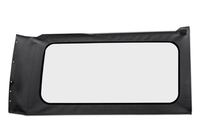 OE JL Replacement Windows - Jeep 2018-26 Wrangler JL (Quarter Right Hand; 2-Door; Black Vinyl; Clear)