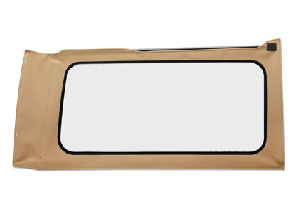 OE JL Replacement Windows - Jeep 2018-26 Wrangler JL (Quarter Right Hand; 2-Door; Tan Twill; Clear)