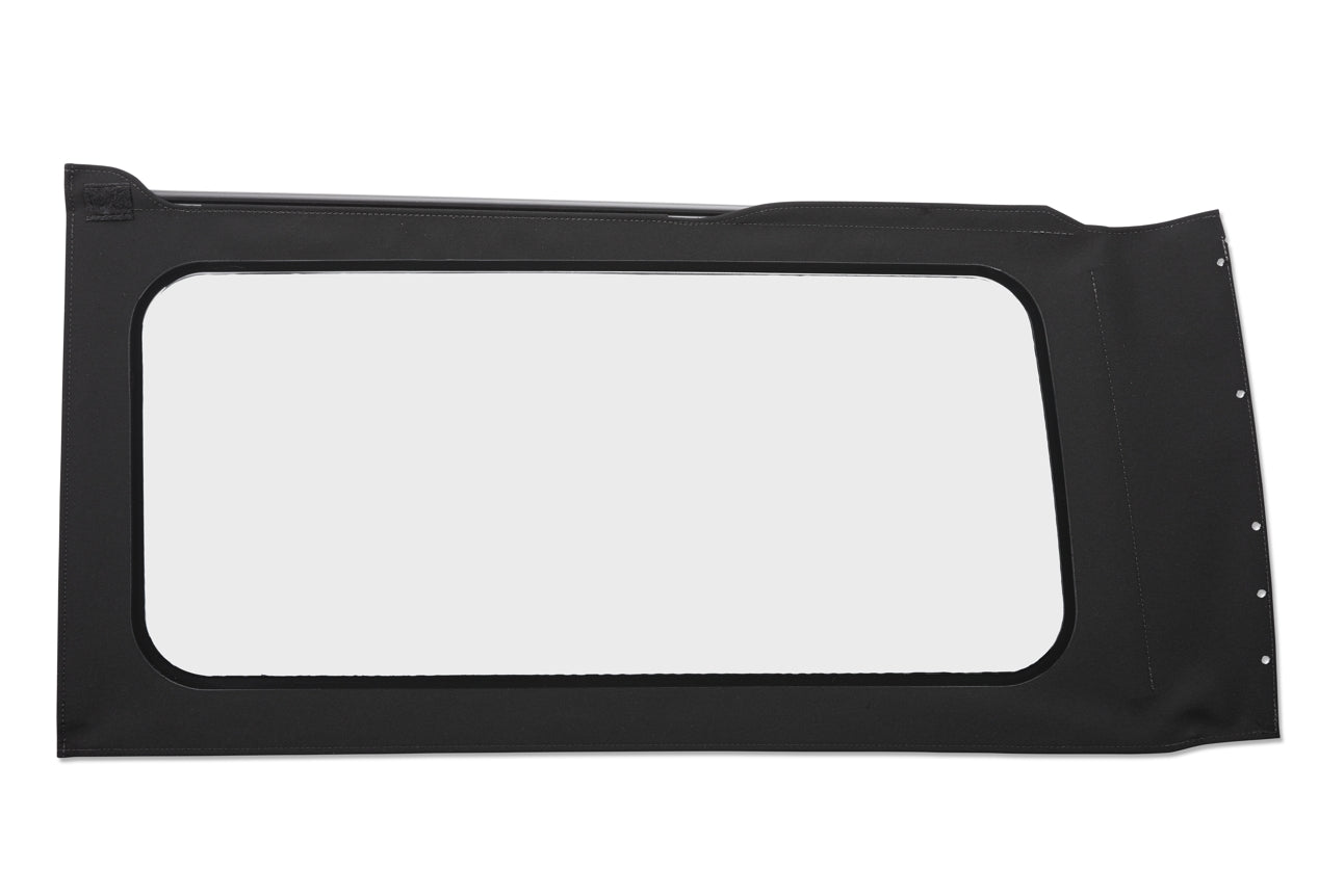 OE JL Replacement Windows - Jeep 2018-26 Wrangler JL (Quarter Left Hand; 2-Door; Black Twill; Clear)