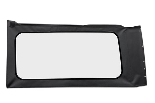 OE JL Replacement Windows - Jeep 2018-26 Wrangler JL (Quarter Left Hand; 2-Door; Black Vinyl; Clear)