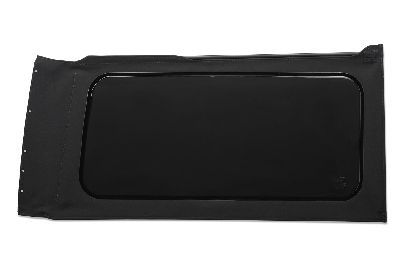 OE JL Replacement Windows - Jeep 2018-26 Wrangler JL (Quarter Right Hand; 2-Door; Black Twill; Tinted)