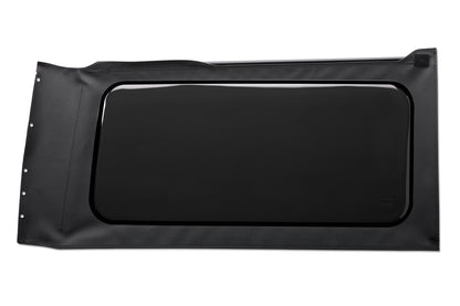 OE JL Replacement Windows - Jeep 2018-26 Wrangler JL (Quarter Right Hand; 2-Door; Black Vinyl; Tinted)