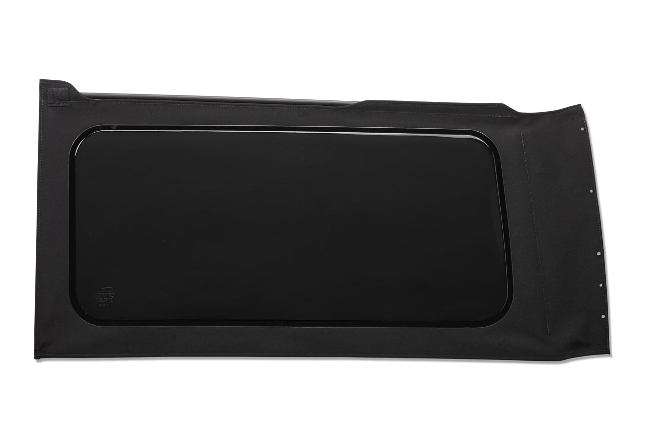 OE JL Replacement Windows - Jeep 2018-26 Wrangler JL (Quarter Left Hand; 2-Door; Black Twill; Tinted)