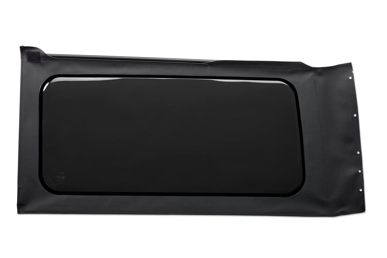 OE JL Replacement Windows - Jeep 2018-26 Wrangler JL (Quarter Left Hand; 2-Door; Black Vinyl; Tinted)